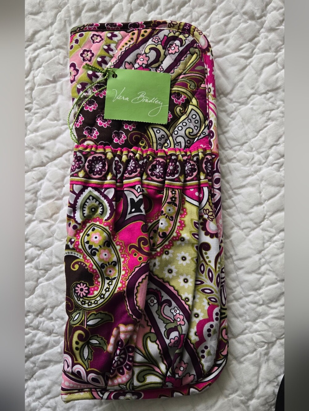 Vera Bradley Pink Paisley Quilted Bag